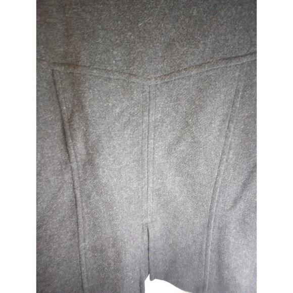 Y2K American Eagle Women's Wool Blend Double Breasted Peacoat XL Black - Picture 4 of 8